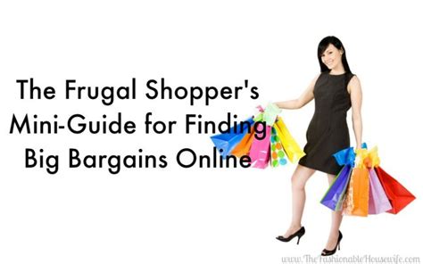 the frugal shopper.